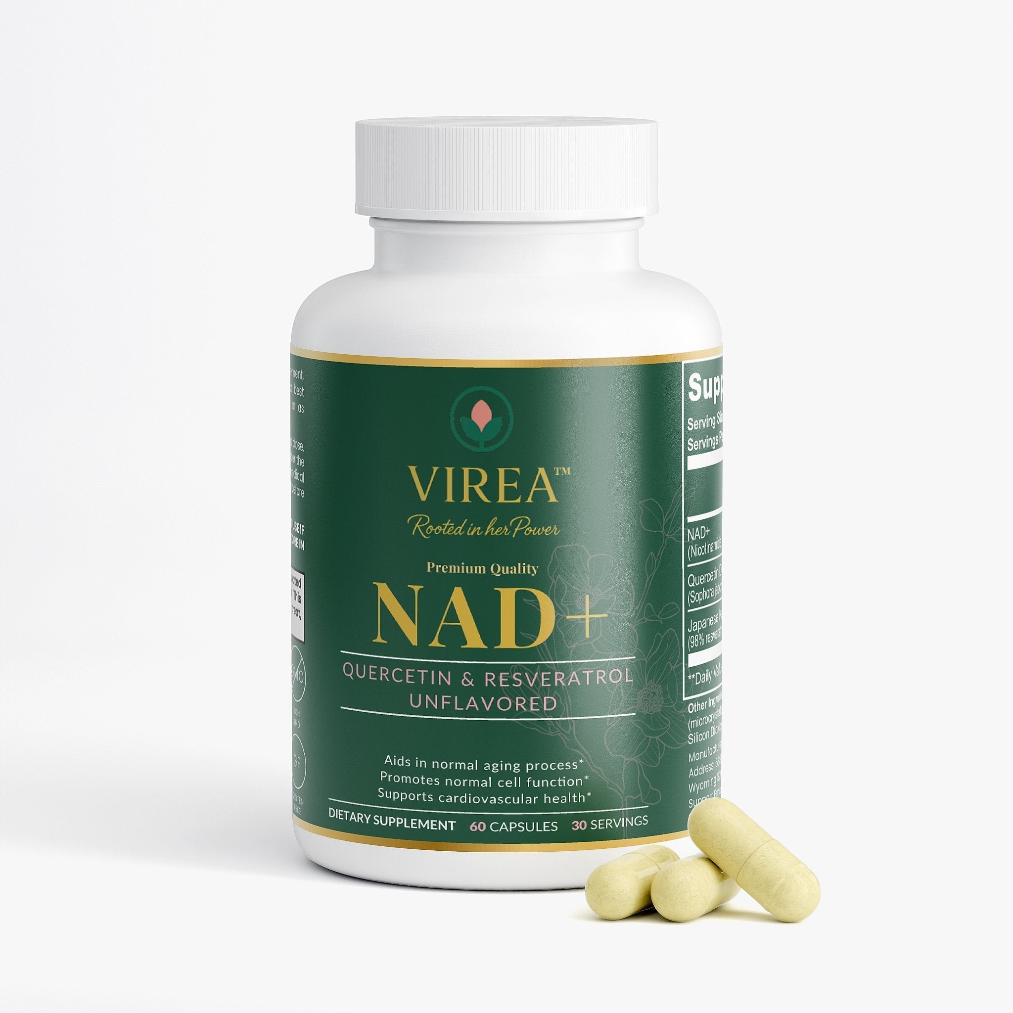 VIREA NAD+: Supporting Cellular Energy, Focus & Healthy Aging