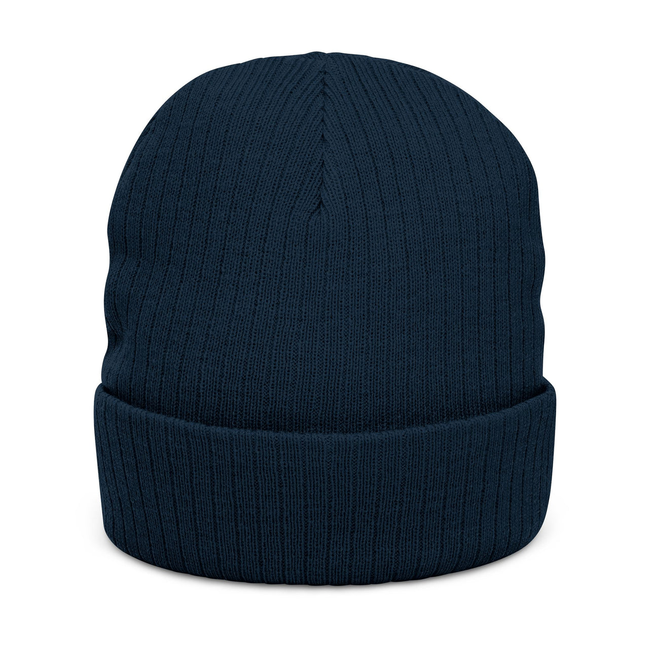 Embroidered Ribbed Knit Beanie - VIREA
