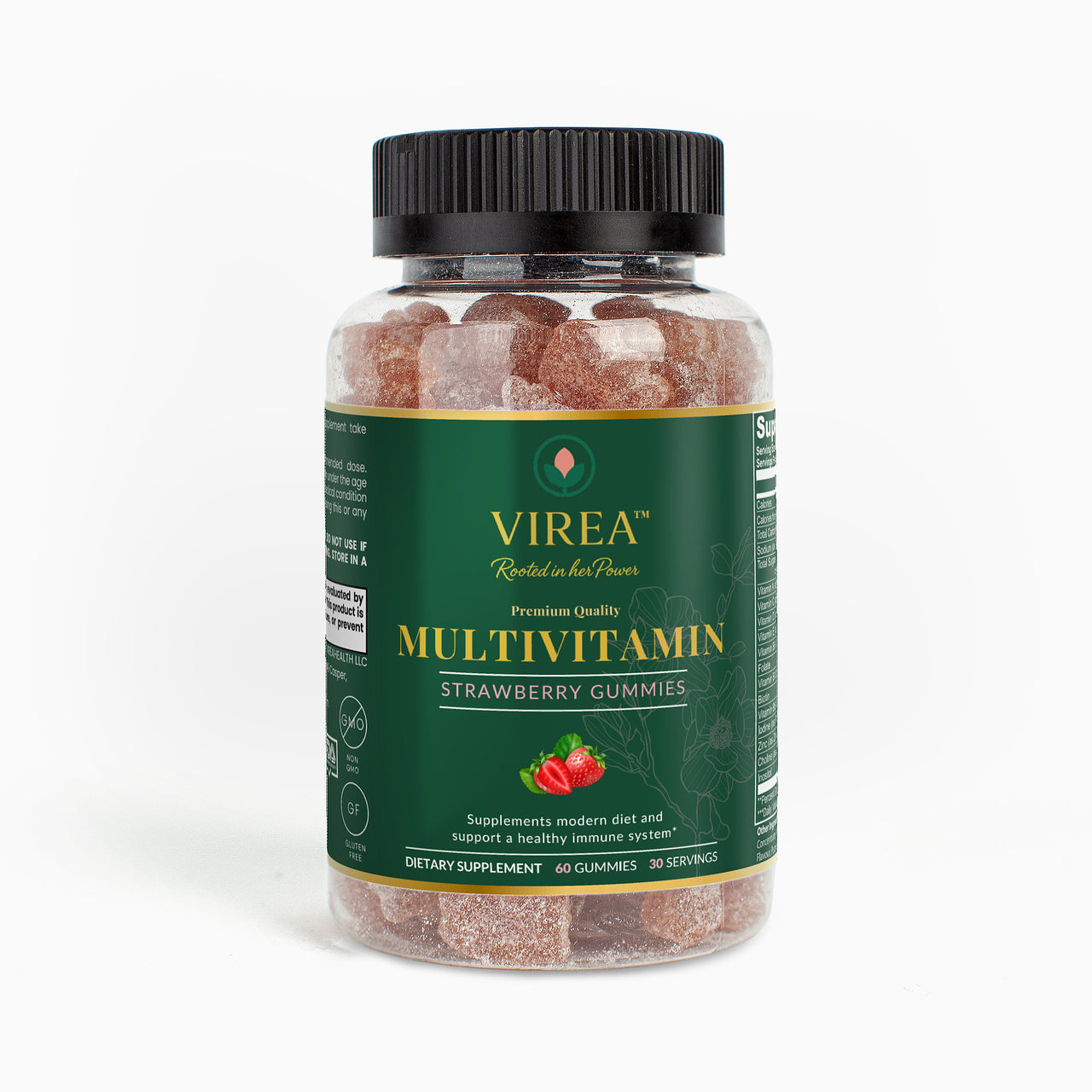 VIREA™ Multivitamin Strawberry Gummies – Adult Daily Wellness
