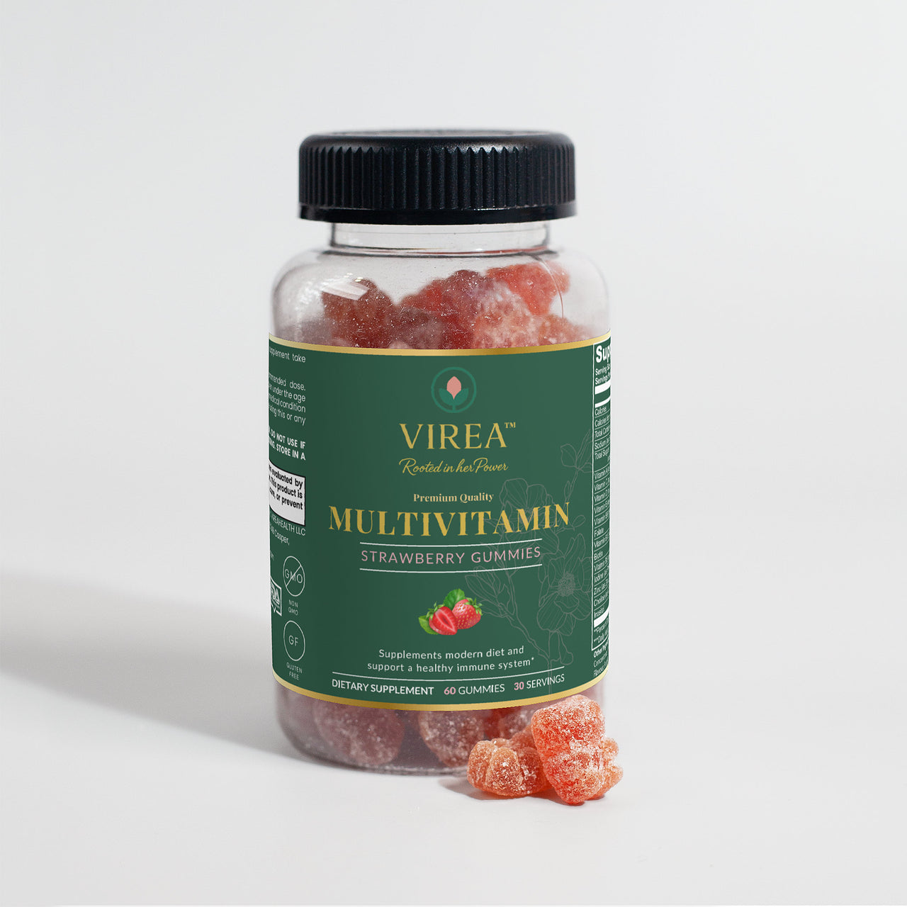 VIREA™ Multivitamin Strawberry Gummies – Adult Daily Wellness