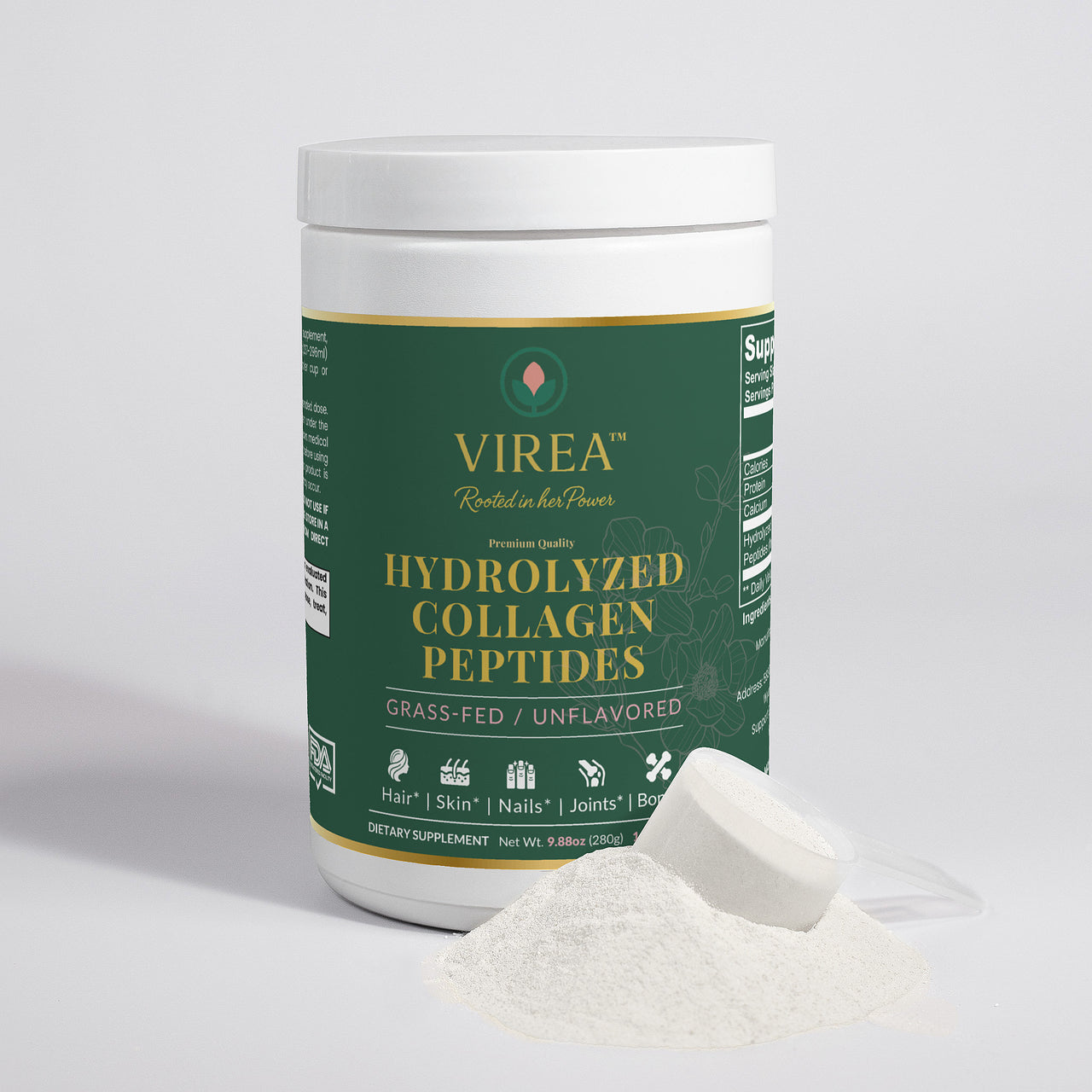 VIREA™ Grass-Fed Hydrolyzed Collagen Peptides