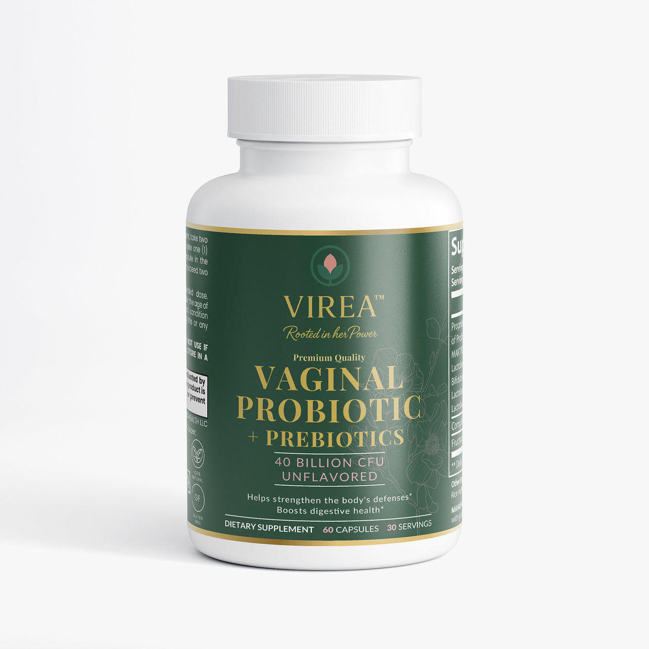 VIREA™ Probiotic 40 Billion with Prebiotics