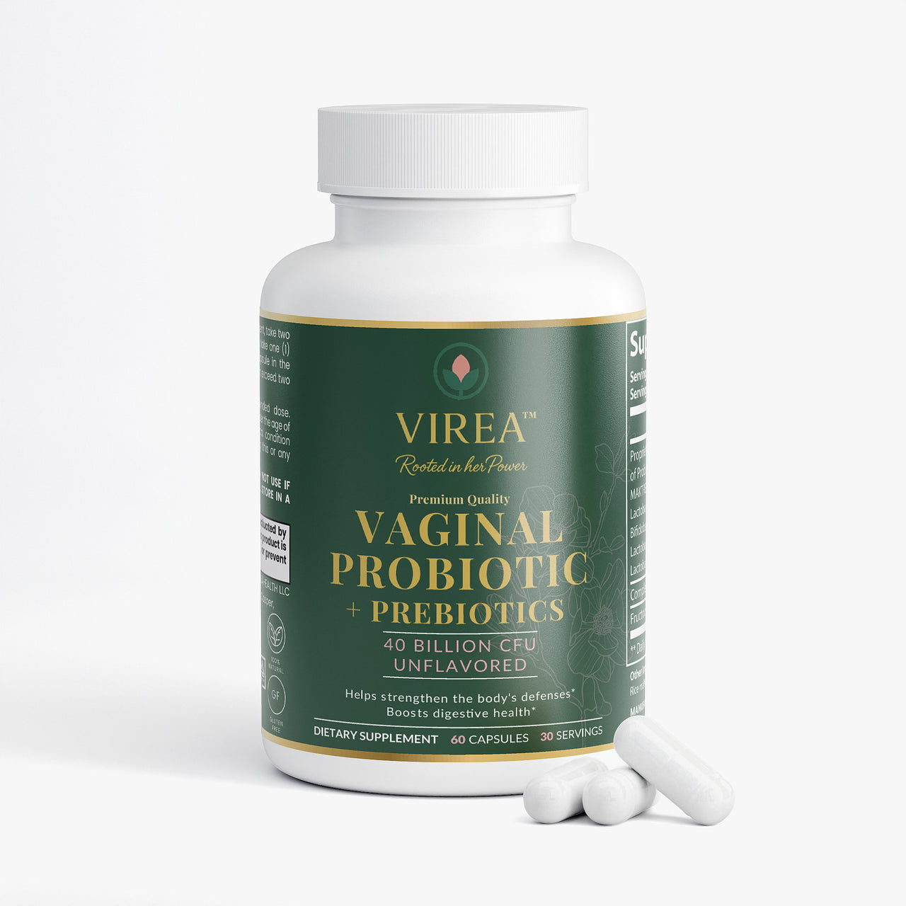 VIREA™ Probiotic 40 Billion with Prebiotics