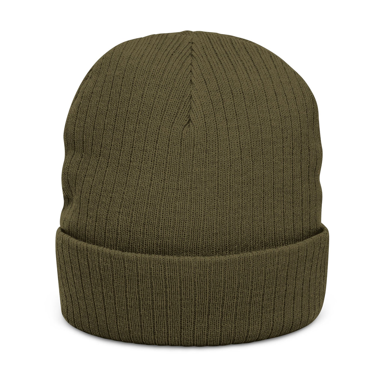 Embroidered Ribbed Knit Beanie - VIREA