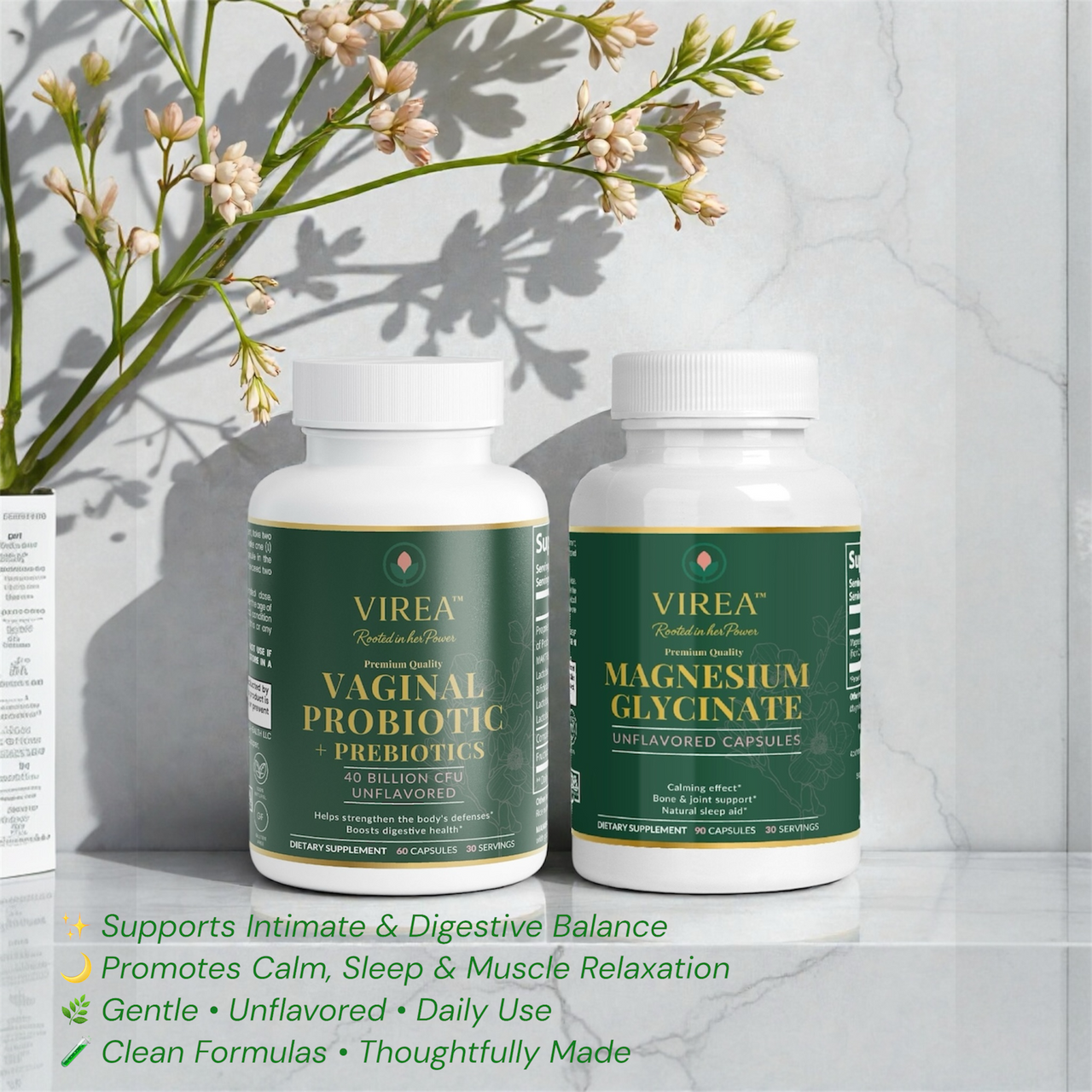 🌿 VIREA™ Wellness Bundles ✨ Rooted in Her Power