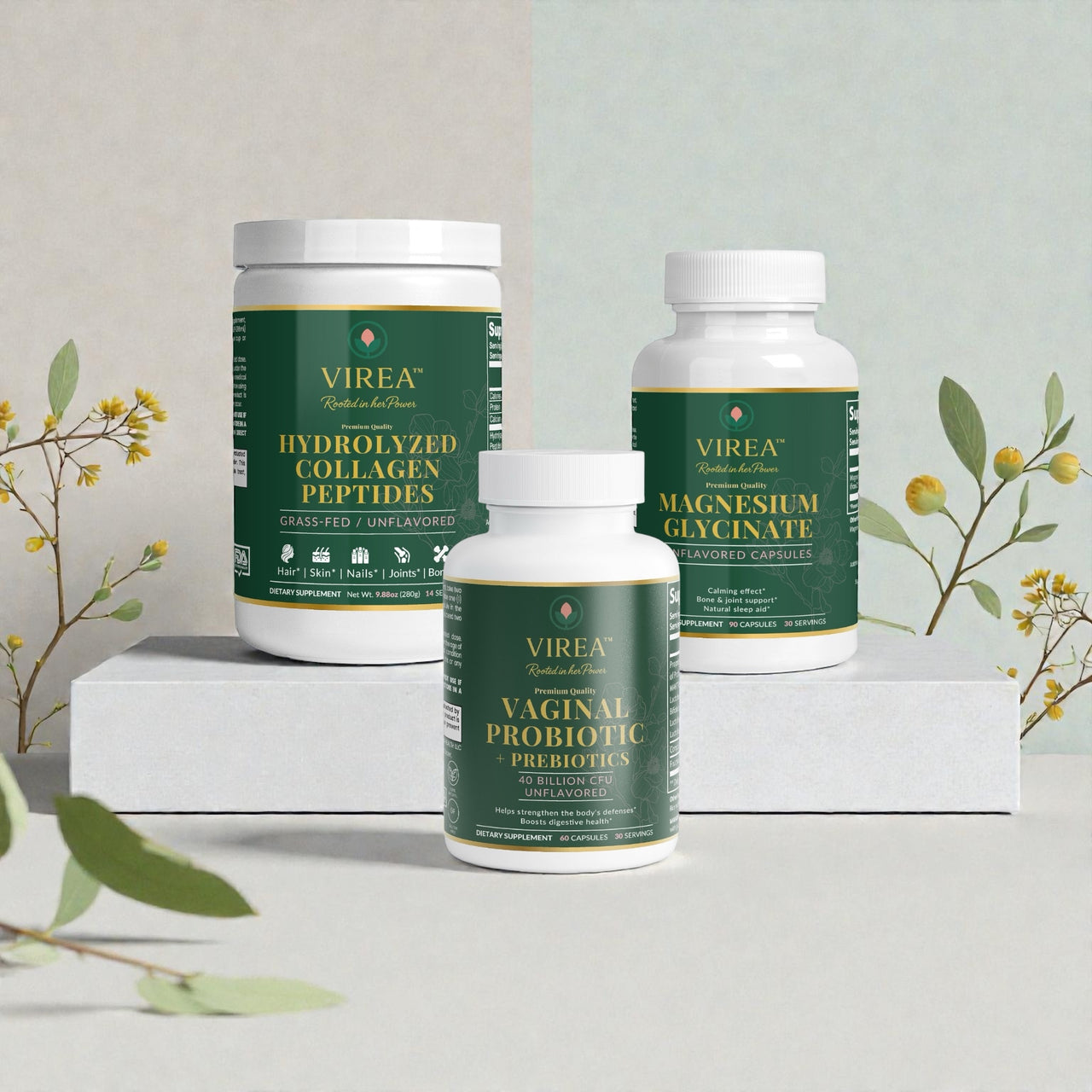 VIREA™ Total Balance & Vitality Bundle
+ Digital Feminine Wellness Guide