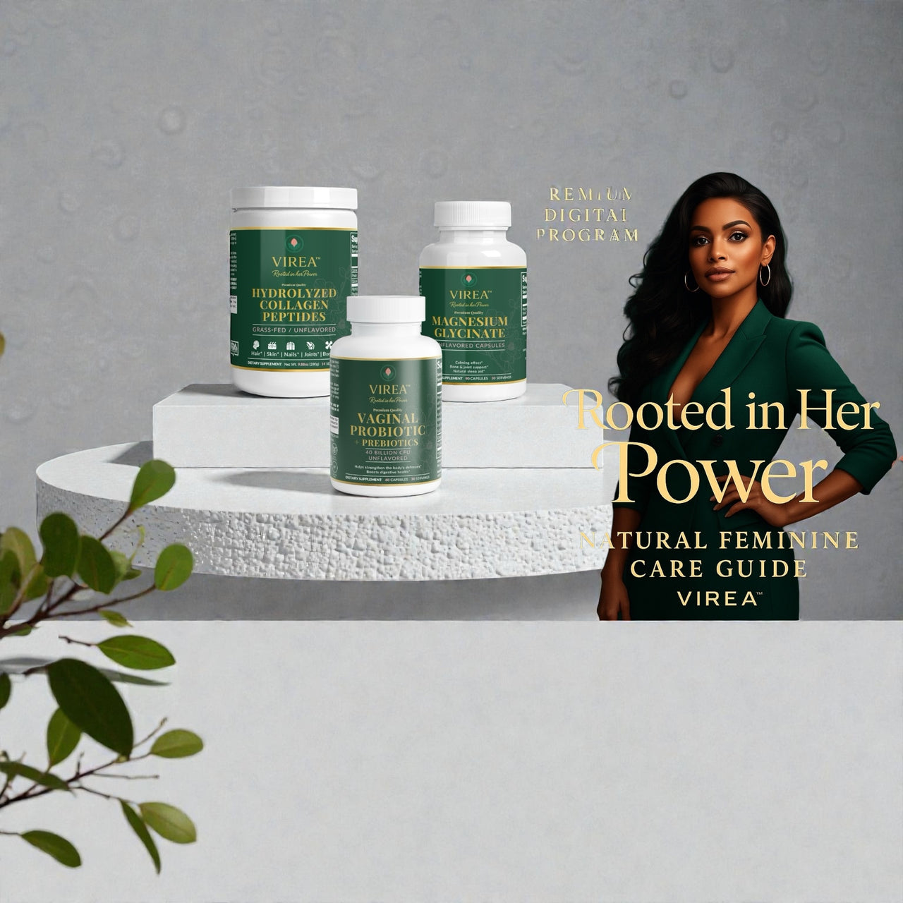 VIREA™ Total Balance & Vitality Bundle
+ Digital Feminine Wellness Guide